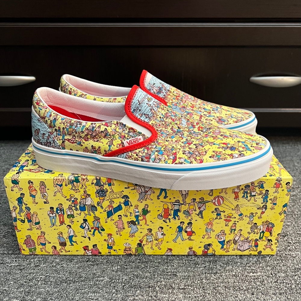 VANS x WHERE'S WALDO Classic Slip-On Sneakers